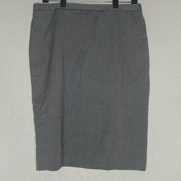 Anne Klein Skirt Gray Size 10 - Picture 1 of 6
